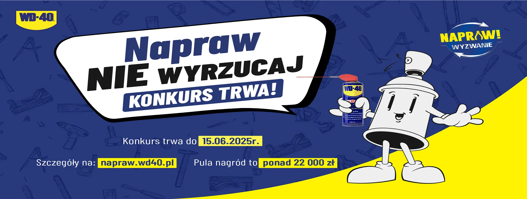 konkurs wd-40 hurtownia motoryzacyjna motpol - napraw nie wyrzucaj